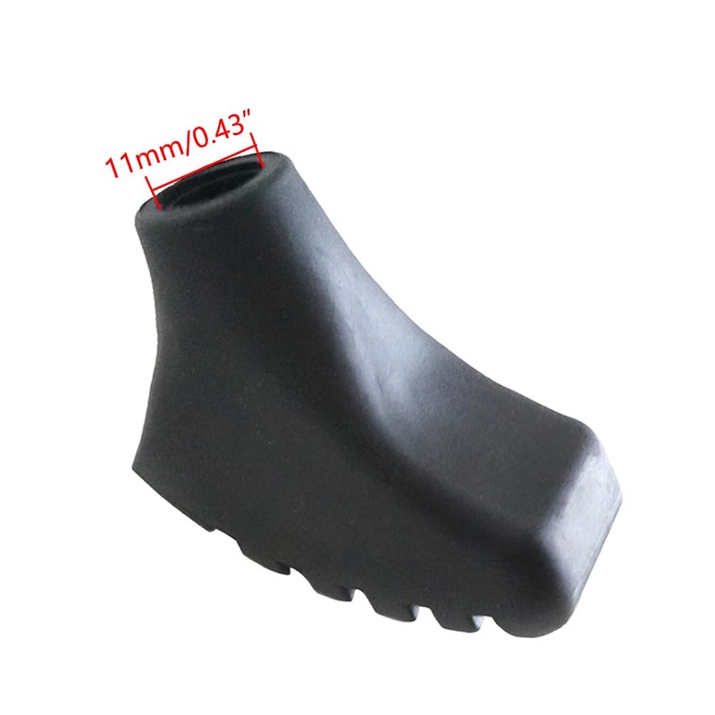 Meichoon 10 Pack Trekking Pole Tip Protectors Replacement Rubber Tips