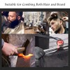 Folding Beard Comb - Stainless Steel Antistatic Portable Beard Comb