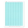 Date Stickies by InchBug - 5 Pack (Summer Blue)