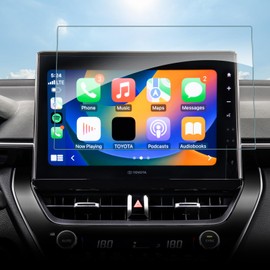 SHAOHAO Compatible with Toyota Corolla E210 2022 2023 2024 2025 UK Car Navigation Screen Protector 10.5 Inch GPS Transparent Protective Film 9H Hardened Toyota Corolla Touring Sports accessories