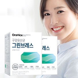 Oratics Oratix Oral Lactobacillus OraCMU Family Set (Green Oradenti Chika Kids Total 6) / 오라틱스 구강유산균 오라씨엠유 OraCMU 패밀리세트 (그린 오라덴티 치카키즈 총 6개)