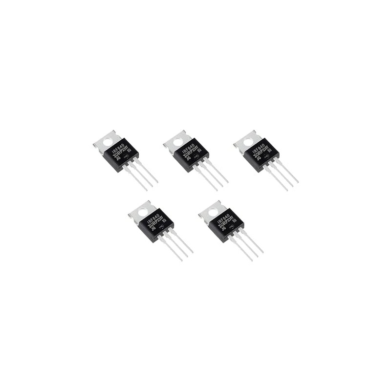 Set of 5 MOSFET N-Channel IRF840