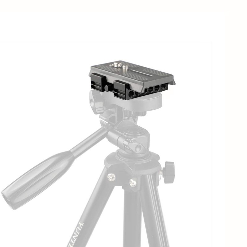 CAMVATE Quick Release Adapter Baseplate Slide In Style For Manfrotto