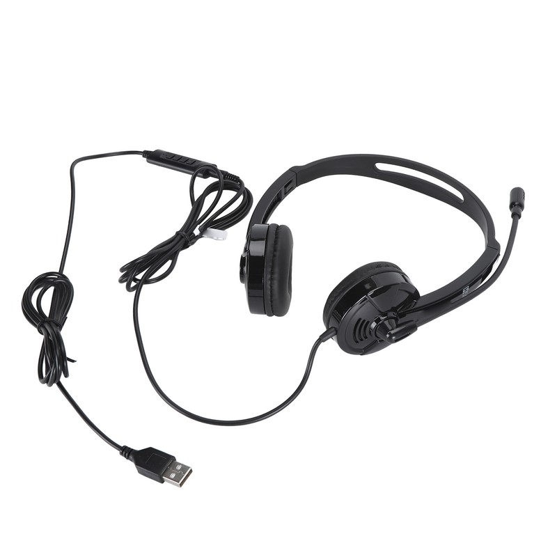 Telephone Headset Professional Noise Reduction Microphone Mute Office Phone Headset
