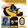 anngrowy 56.7" Car Wash Brush Mop Kit Mitt Sponge with