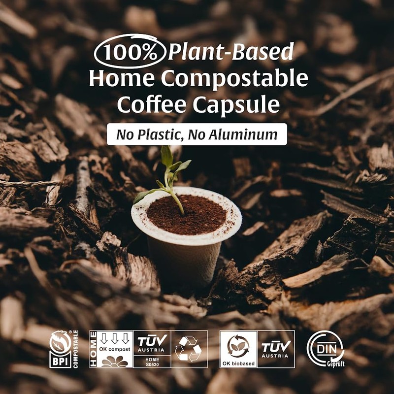 Artizan Coffee USDA Organic Espresso Coffee Capsules For Nespresso Original