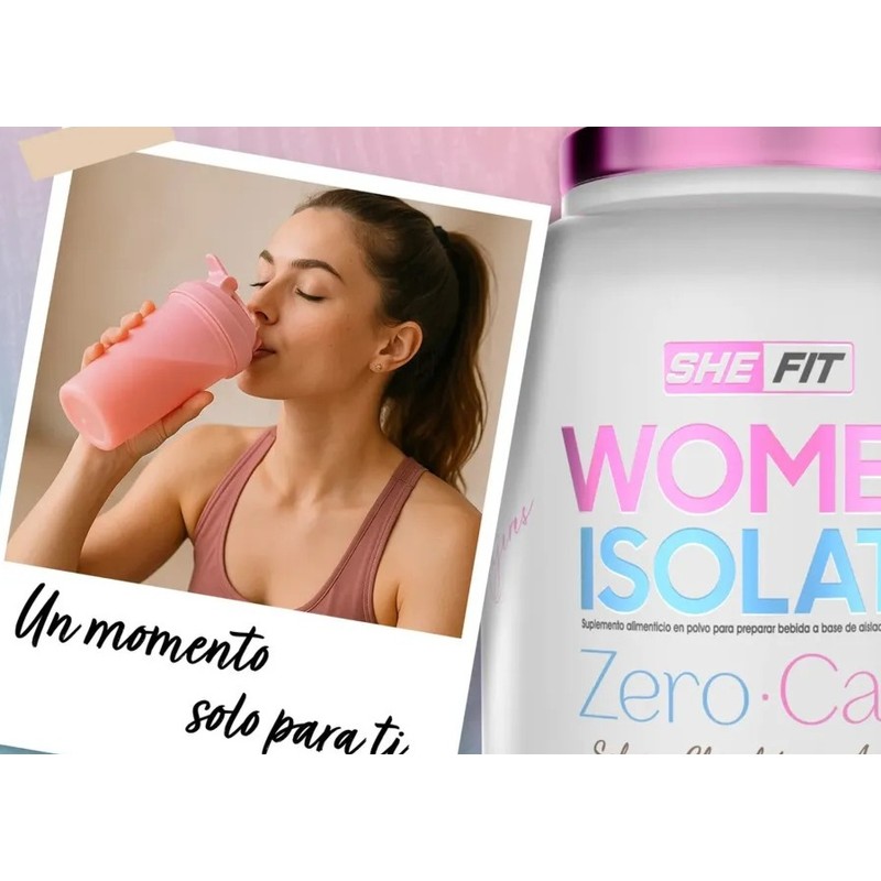Bhp- She Fit- Women Isolate Zero Carb 36 Servicios. Sabor