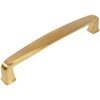 Cosmas® 4392-128BB Brushed Brass Modern Cabinet Hardware Handle Pull -