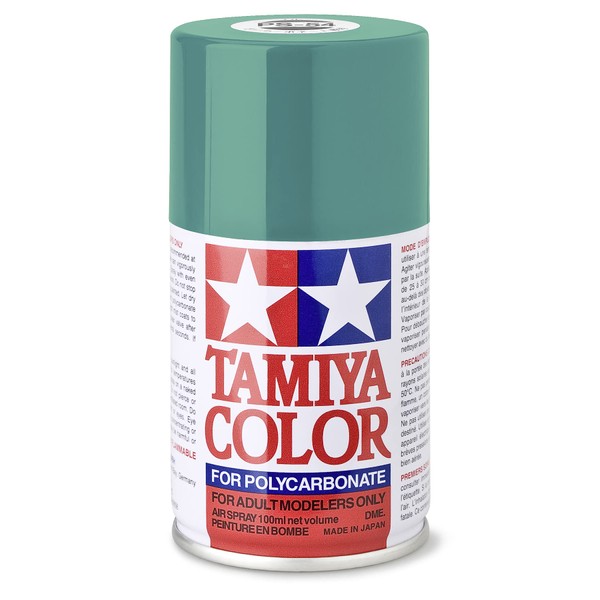 Tamiya TAM86054 86054 PS-54 Cobalt Green Spray Paint, 100ml Spray Can