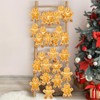 Epakh 24 Pcs Christmas Gingerbread Man Gift Bags Winter Snow