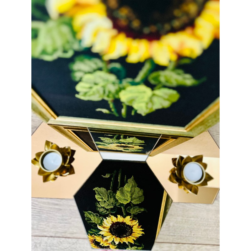 RIOLIS Sunflowers Counted Cross Stitch Kit-9.75"X19.75" 10 Count