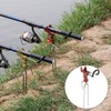 Aluminium Alloy Fishing Pole Tackle Holder Bracket Rod Ground Holder