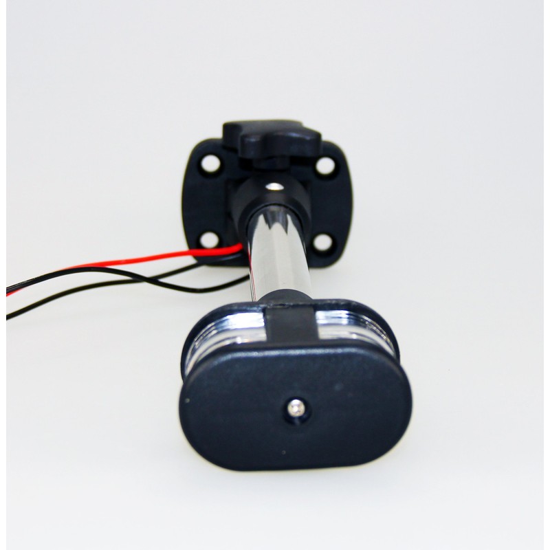 Marine Boat Foldable Dual Mount Anchor Stern Light Aluminum Pole