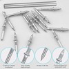 Baxcdyswe Pack of 300 Seamless Nails with Double-Headed Base Thread,