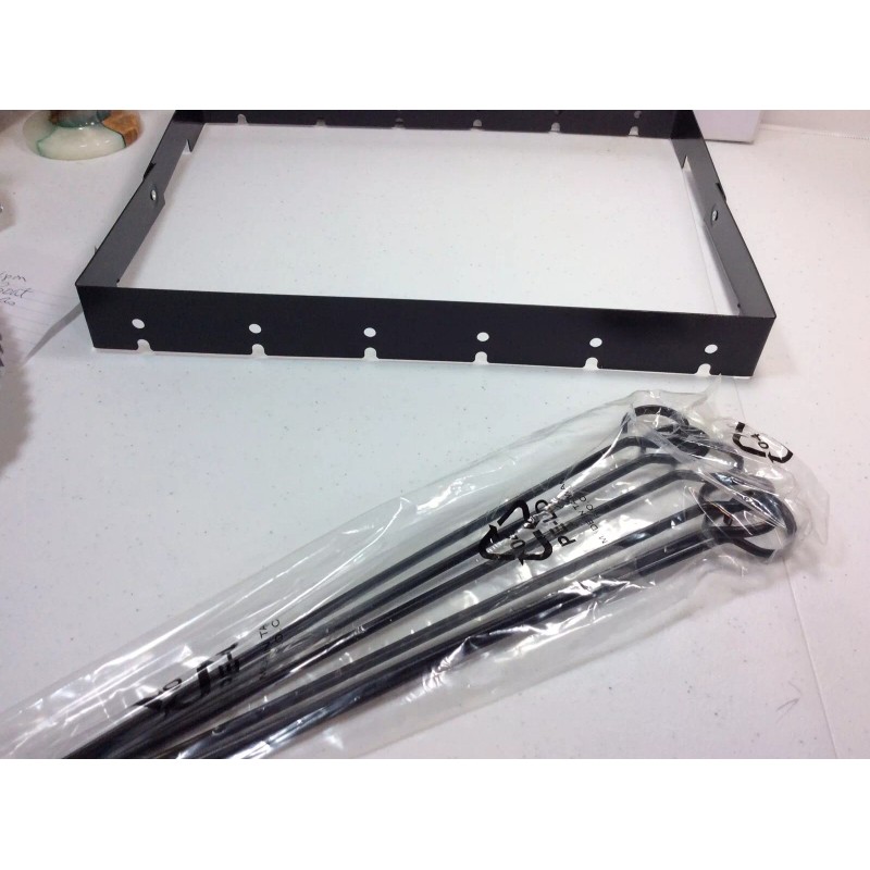 Dansk Kabob Folding Rack With Six 14” Long Skewers For