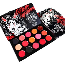 Paleta De Sombras Alternativas Para Ojos Malagna Dark Goth