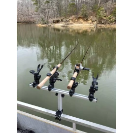 Brocraft Crappie Rod Holder for Pontoon Boat/ Pontoon Boat Rod Holder System