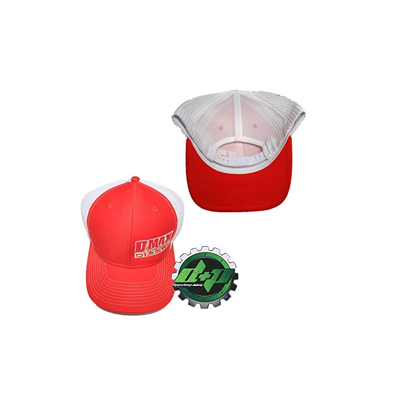 Duramax Richardson Trucker hat Ball Orange White mesh snap Back