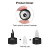 sourcing map 48 Pack Twist Top Cap 24/410 Black Dispensing