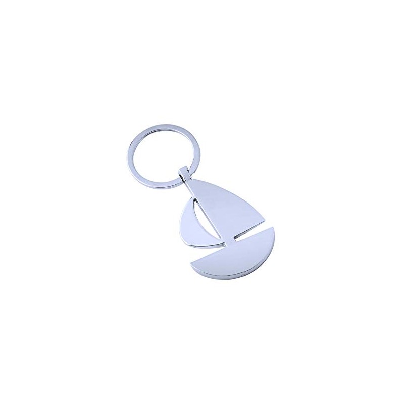 IKAAR Metal Keyring, silver