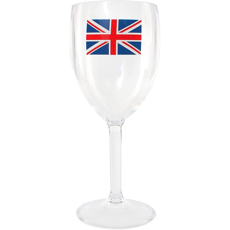 Union Jack Wine Cups - Pack of 6 - Heavy