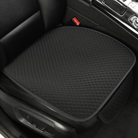 West Llama Car Seat Covers for Summer,Ice Silk Bottom Seat Covers for Cars Include 1 Piece Front Driver Seat Pad Mat Universal Fits 90% SUVs,Cars,Sedans(1Piece-Black)