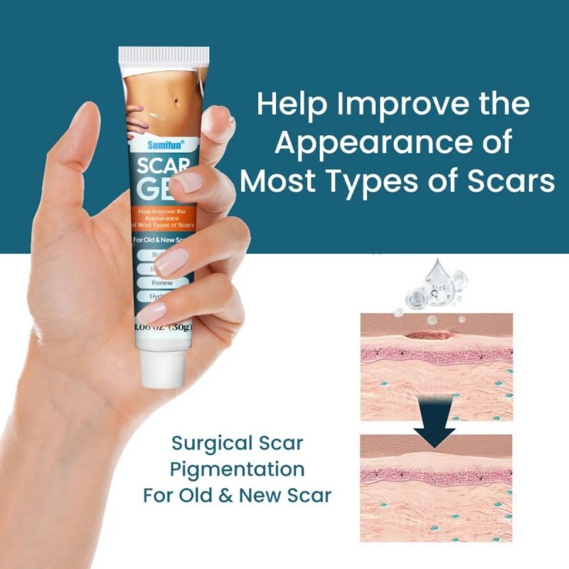 Crema Para Eliminar Cicatrices, Gel Avanzado Para Cicatrices