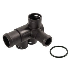 febi bilstein 12405 Coolant Flange for cylinder head, with seal, pack of one