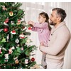 36Pcs Mini Christmas Ornaments Resin DIY Christmas Tree Hanging Decorations