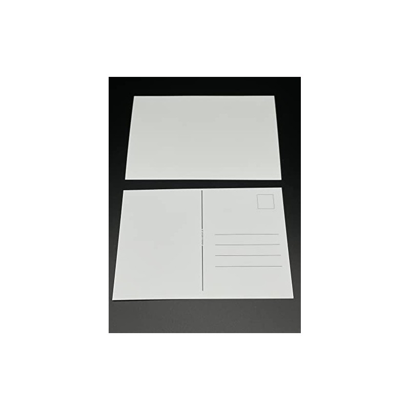 100 Postcards A6 with Address Field Impression. Perfect for Designing