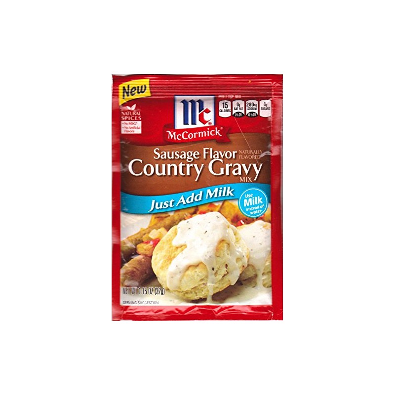 McCormick Sausage Country Gravy Mix (Pack of 4) 2.64 oz