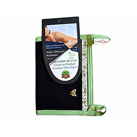 Kelebek Kese Turkish Hammam Bath Glove Skin Exfoliating Spa Mitt Black