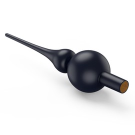 Glass Christmas Tree Topper, Black Tree Topper, UNOLIGA 26cm Vintage Handblown Glass Xmas Tree Topper Decorations