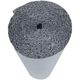 Reflective Bubble Foil 36in x 100Ft Poly-Foam Core Radiant Barrier Summer-Winter Window Cover Insulation AC HVAC PCV Pipe Garage Door Insulation Panels R7-21 Waterproof Weatherproof Flame Resistant