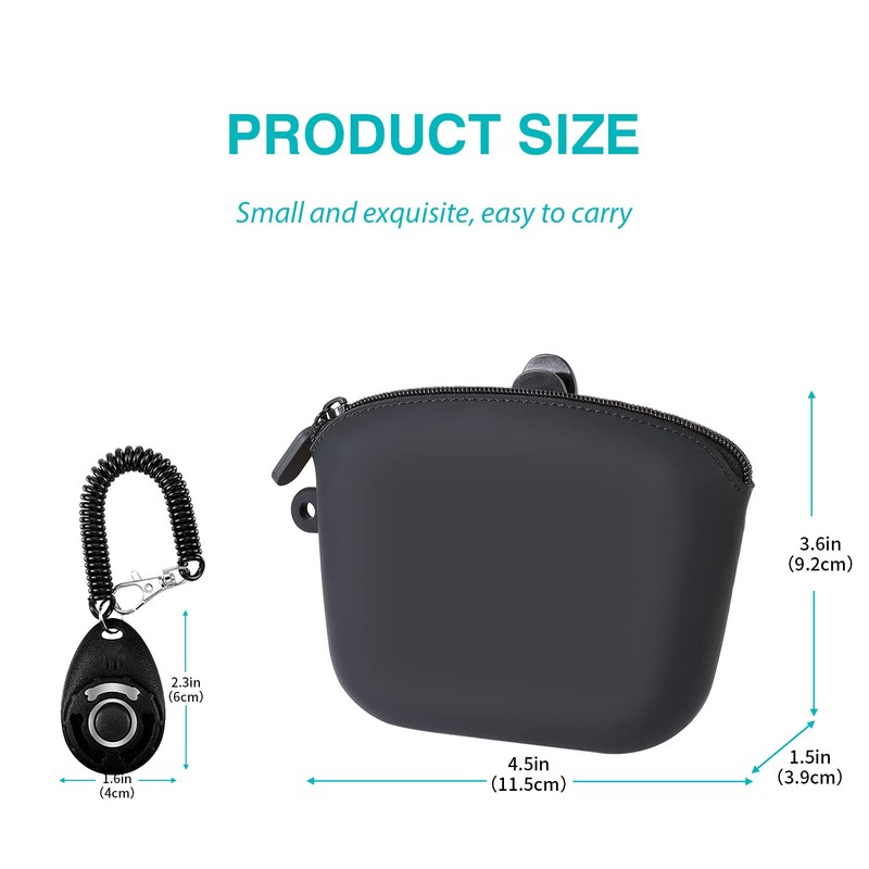 Blanou Dog Training Treat Pouch with Clip, Portable Waterproof Puppy