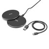 Hama QI-FC10 Wireless Charger, Set of 2, Black