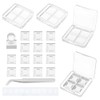BENECREAT 4Pcs Empty DIY Eyeshadow Box Kit, Slim Custom Makeup