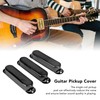 3Pcs Electric Guitar Single Coil Pickup Cover Copper Instrument Accessory
