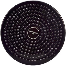 Twistboard, Spin Board, Spin Trainer, Torsion Exercise, Waist Tightening, Core Twist, Twist Plate, Balance, Core Training, Muscle Training, Silent, Exercise, 15 Minutes per Day (Black)