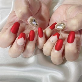 MunNail Apple Princess - Long Oval / MunNail 사과공주 - 롱오벌