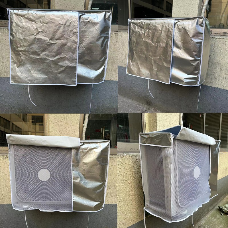 Outside Air Conditioner Cover Waterproof Windproof Sun Protection AC Unit