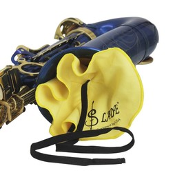 OriGlam Saxophone Care Cleaning Kit, Sax Clean Flute Clarinet Maintenance Kit with 3pcs Cleaning Cloth and Mouthpiece Brush for Clarinet Flute Woodwind Instruments