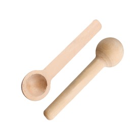 BQLZR Mini Wooden Spoons for Spice Jars Seasoning Honey & Coffee 19x70mm Pack of 100