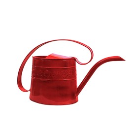 Robert Allen by Headwind Willow Watering Can, 0.5 Gallon Capacity, Metal Vintage Powder-Coated Steel, Indoor & Outdoor Garden Use – Cayenne Red