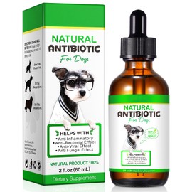 Dog Antibiotics, Natural Antibiotics for Dogs, Dog Multivitamin Herbal Supplements 60ml
