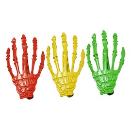 WOONEKY Skull Hand Punk Hairpins Horror Skull Bone Hair Clips Fashionable Gothic Hair Accessory 3 Colors