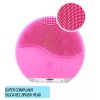 Unbranded Rechargeable Ultrasonic Face Deep Cleanser Silicone Brush Scrub Massage