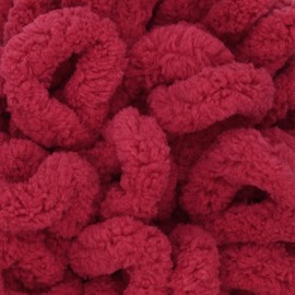 JubileeYarn Fun Finger Loops Yarn - Polyester Jumbo Weight Loop Yarn - 100g/Skein - Sangre - 6 Skeins