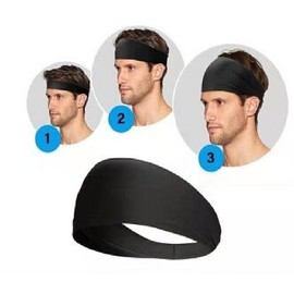High-Elastic Milk Silk Knit Sports Headband - Breathable & Silky (Cross-Border Hot Seller) One Size/Dark Brown 15ea