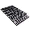 Silverman & Co. Double 9 Large Black Domino Set -